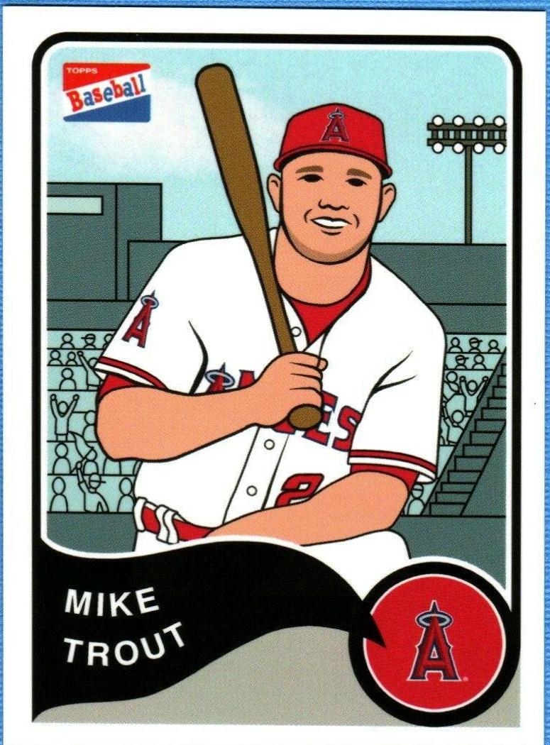 Mike Trout #27 Baseball Cards 2020 Topps Throwback Thursday