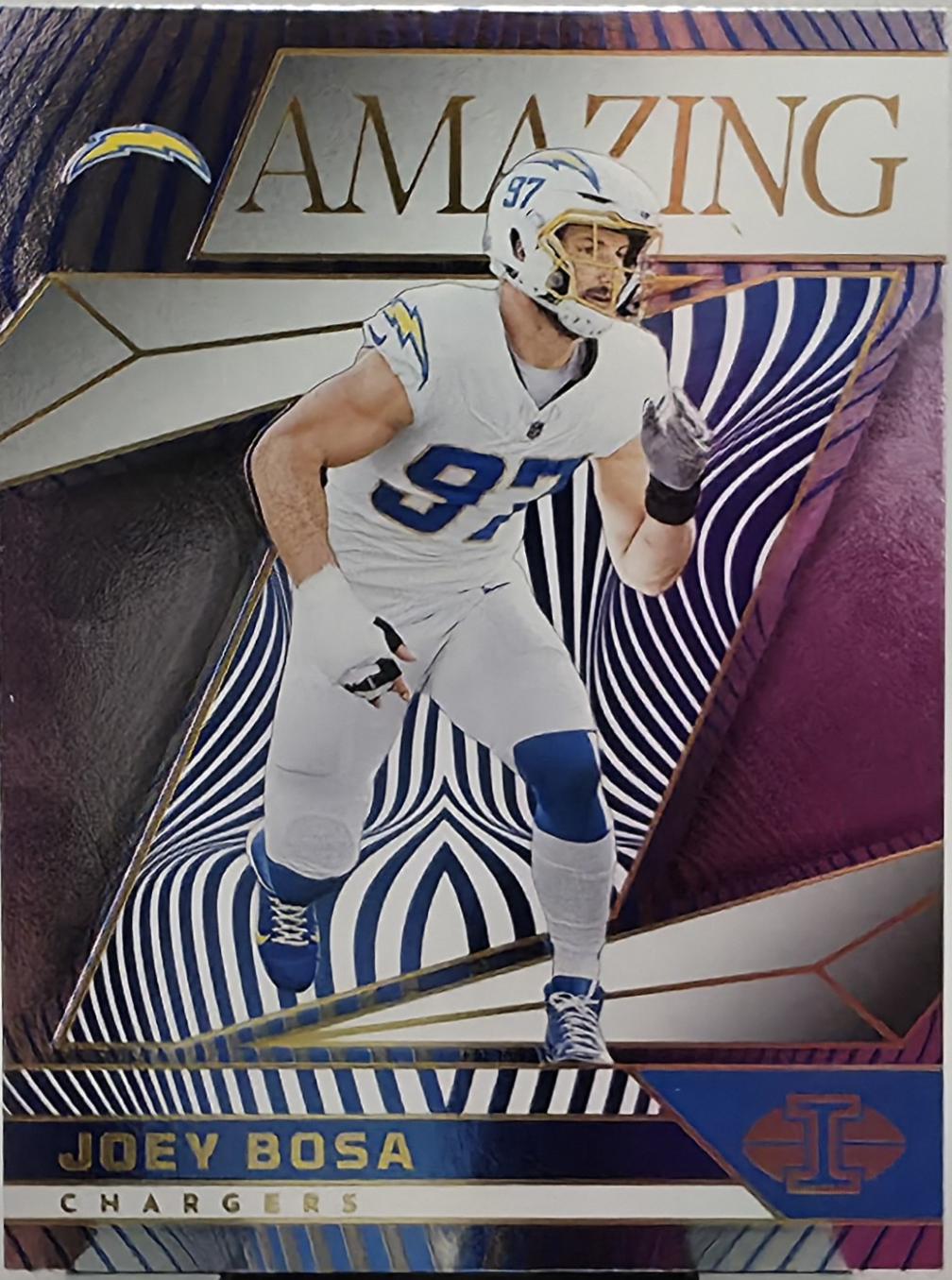 Joey Bosa #22 Football Cards 2024 Panini Illusions Amazing