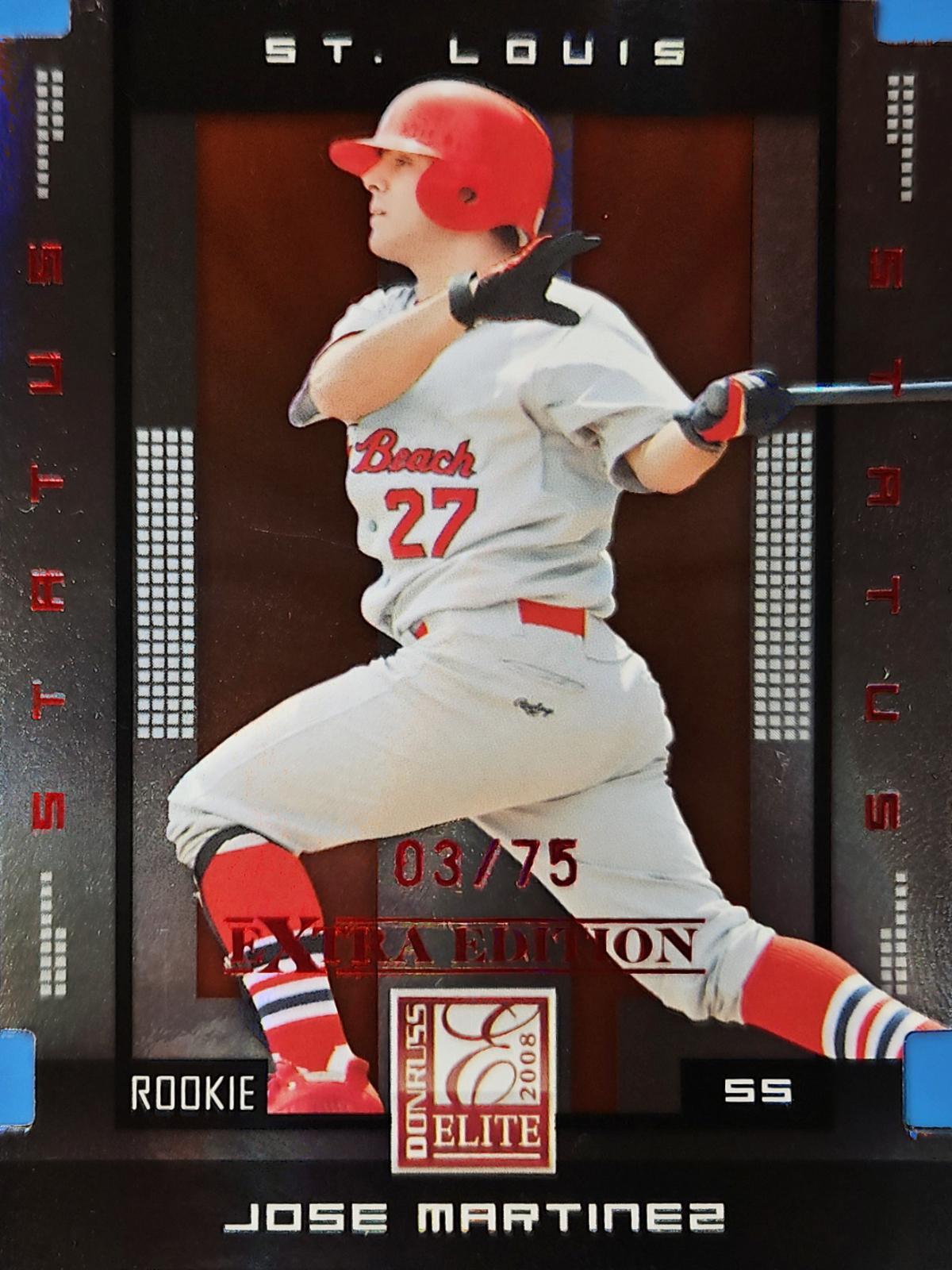 Jose Martinez #135 Baseball Cards 2008 Donruss Elite Extra Edition