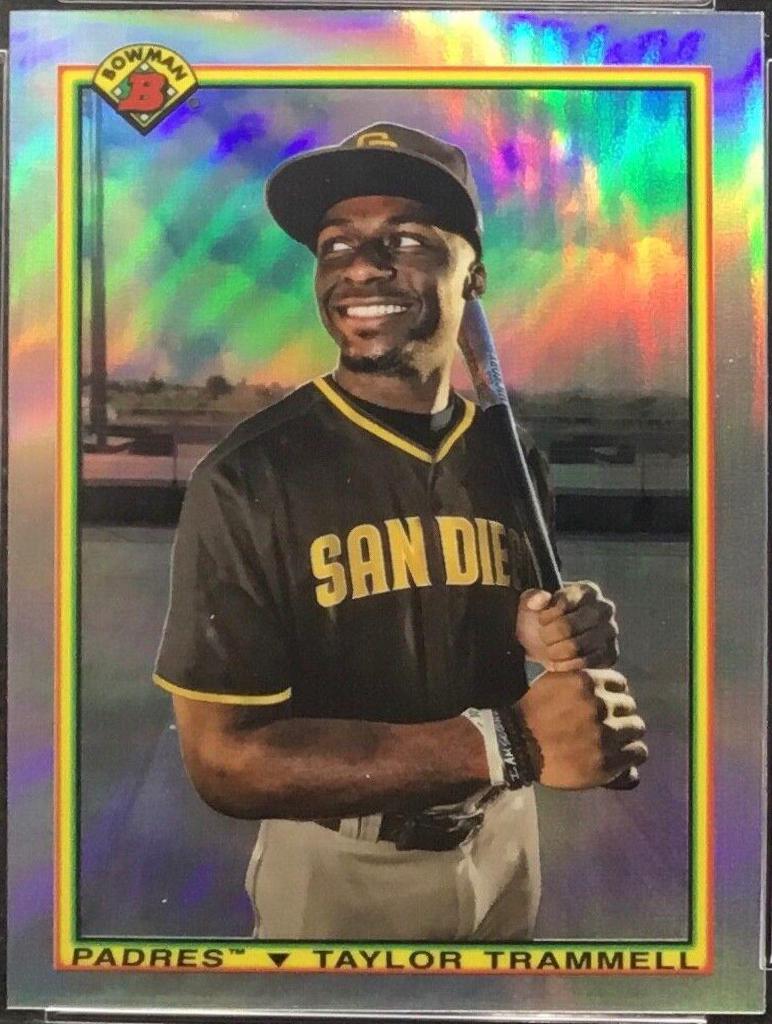 Taylor Trammell #90BTT 2020 Bowman Chrome 1990 Baseball