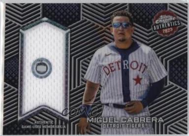 Miguel Cabrera #TCA-MC 2023 Topps Chrome Authentics Relics Baseball