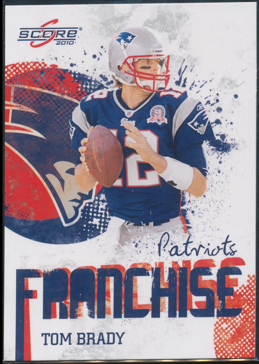 Tom Brady #17 Football Cards 2010 Panini Score Franchise