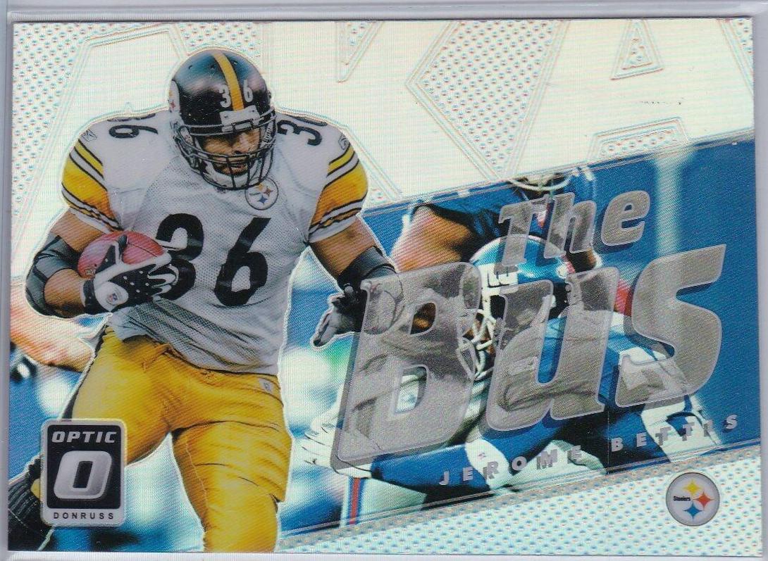 Jerome Bettis #10 Football Cards 2017 Panini Donruss Optic Aka