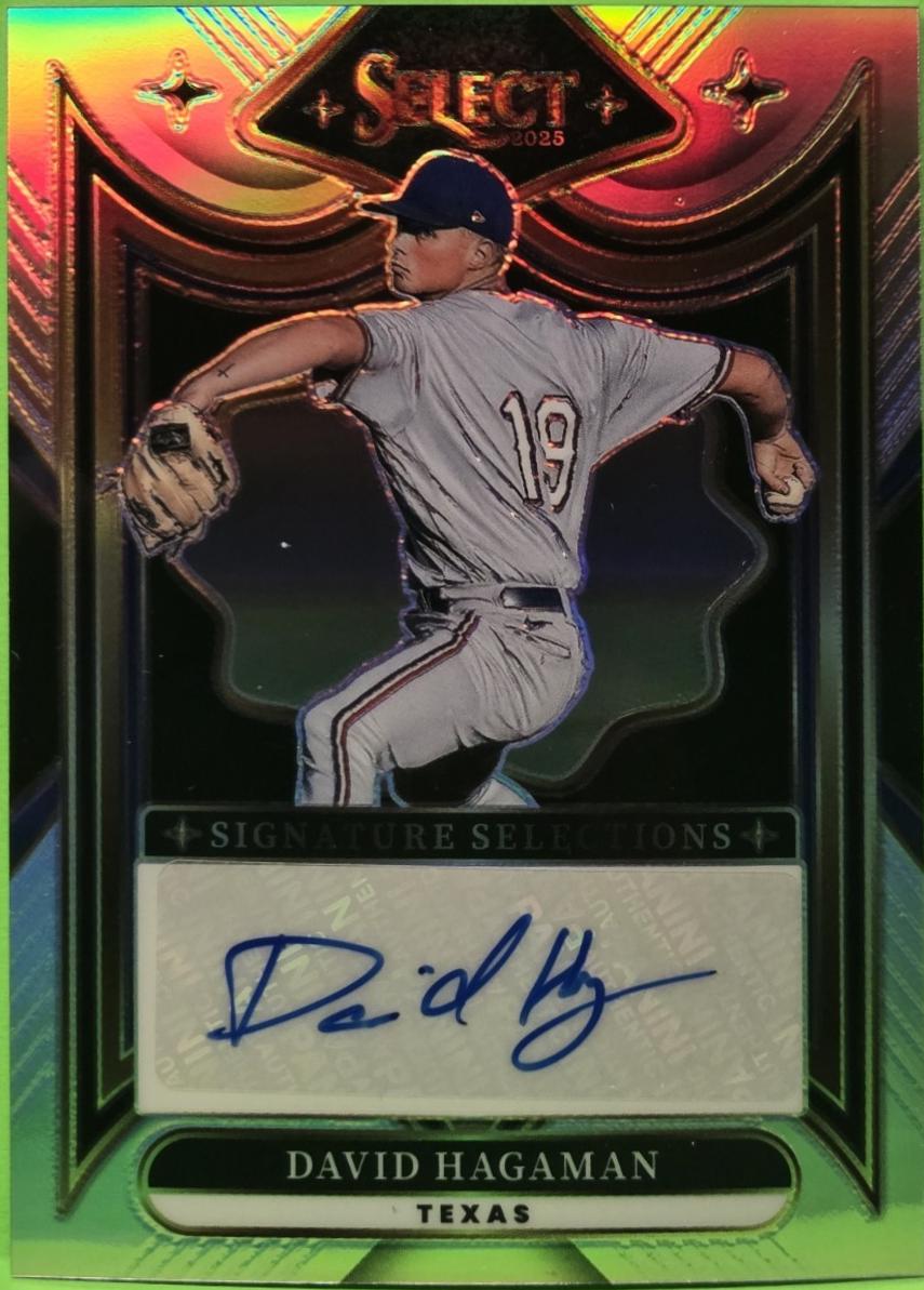 David Hagaman #SS-DH 2025 Panini Select Signature Selections Baseball