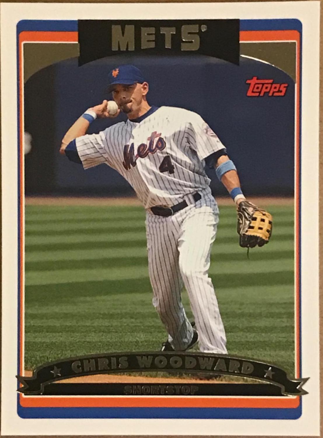 Chris Woodward #UH106 Baseball Cards 2006 Topps Updates & Highlights