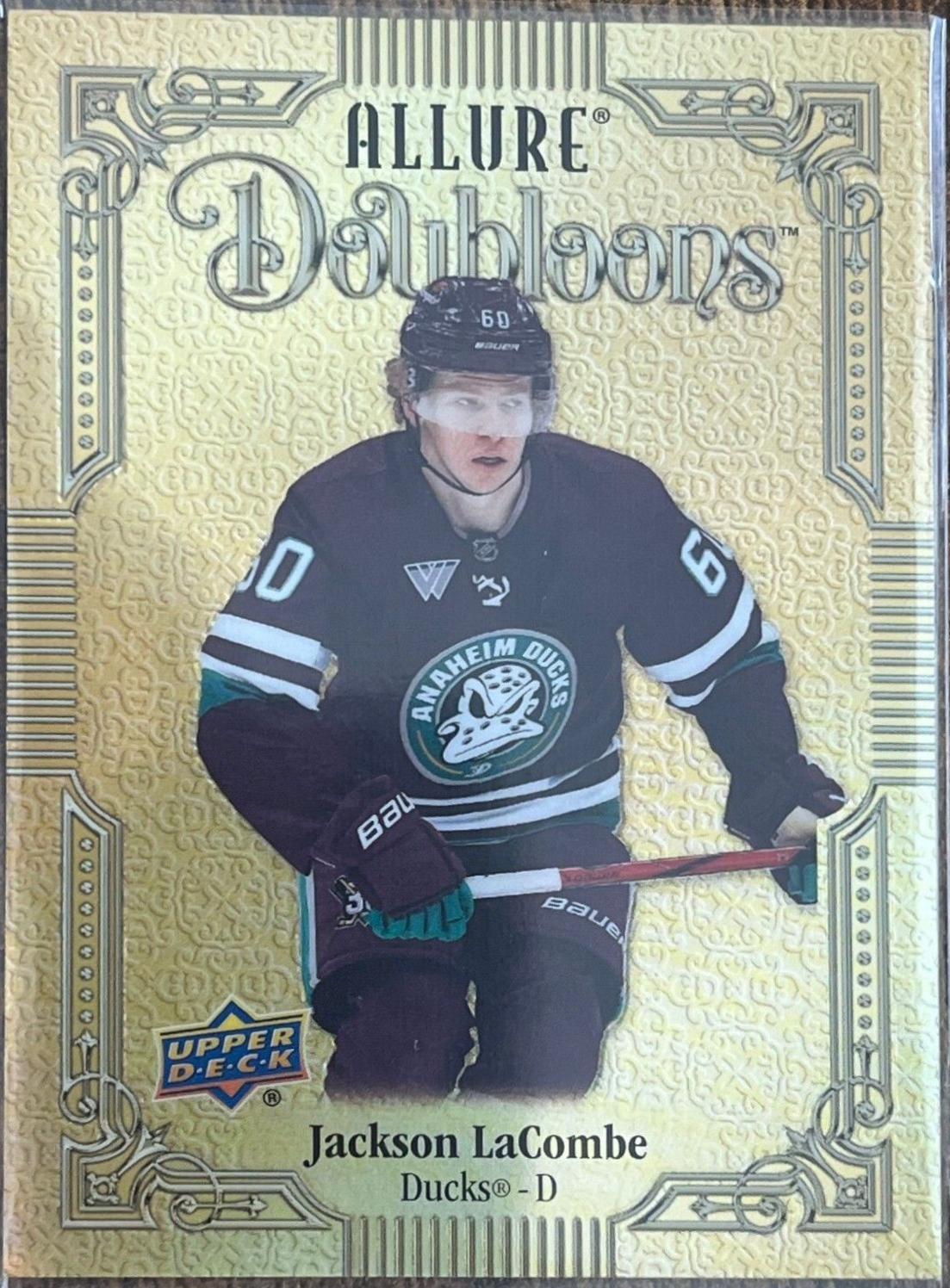 Jackson LaCombe #DB-61 Hockey Cards 2023 Upper Deck Allure Doubloons