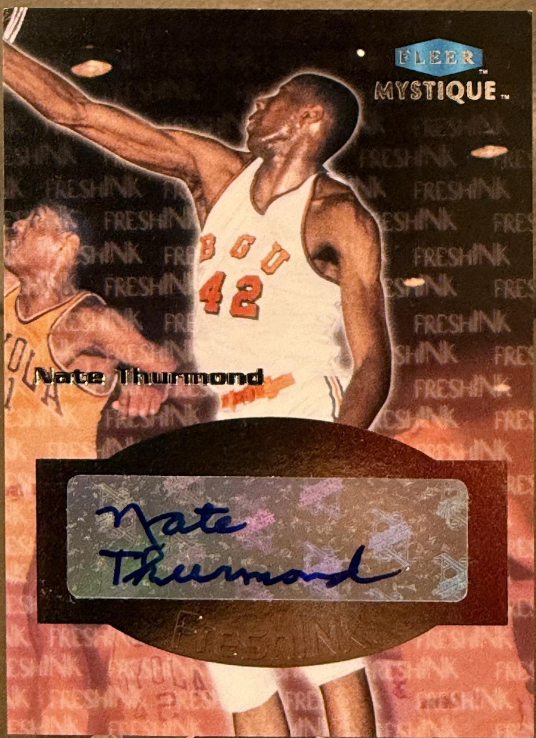 Nate Thurmond #MFI-NT 2012 Fleer Retro Mystique Fresh Ink Basketball
