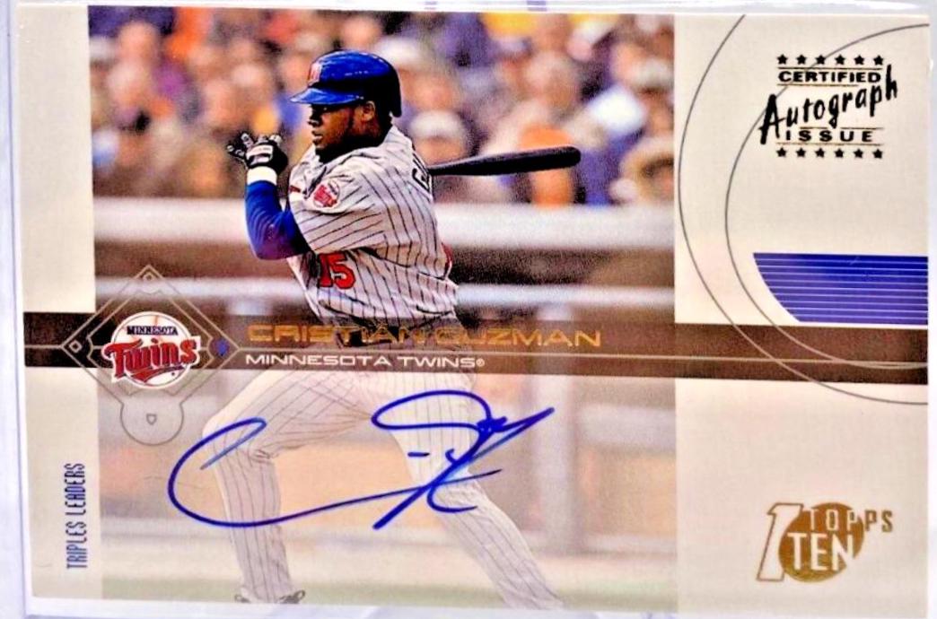 Christian Guzman #TTA-CG Baseball Cards 2002 Topps Ten Autographs