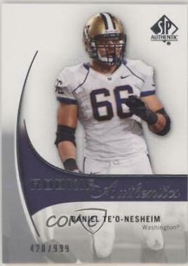 Daniel TE'O Nesheim #232 2010 Sp Authentic Football