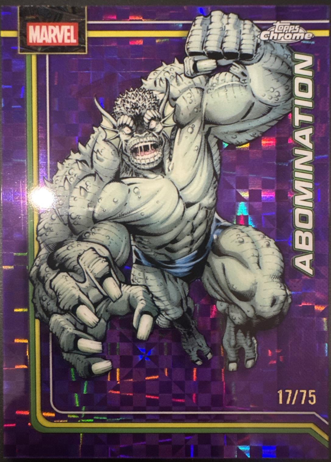 Abomination Purple X-Fractor