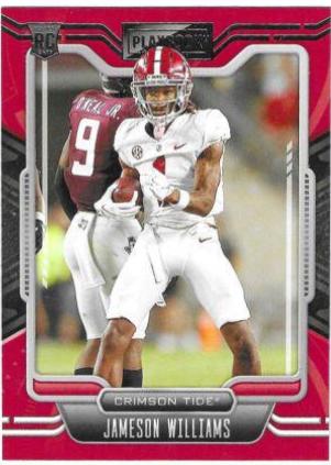 Jameson Williams #13 Football Cards 2022 Panini Chronicles Draft Picks Playbook