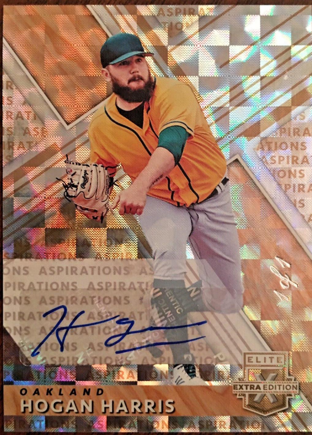 Hogan Harris [Autograph Aspirations Gold] #145