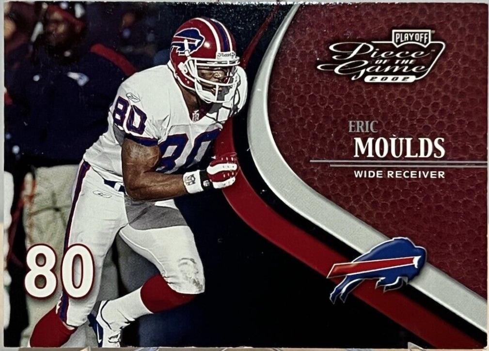 Eric Moulds #60 2002 Playoff Piece Of The Game Football