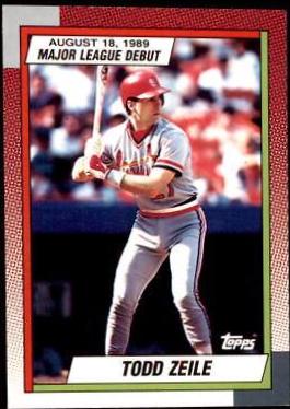 Todd Zeile #150 Baseball Cards 1990 Topps Major League Debut
