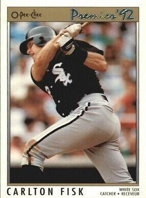 Carlton Fisk #86 1992 O-Pee-Chee Premier Baseball