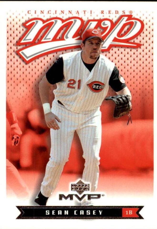 Sean Casey #55 Baseball Cards 2003 Upper Deck MVP