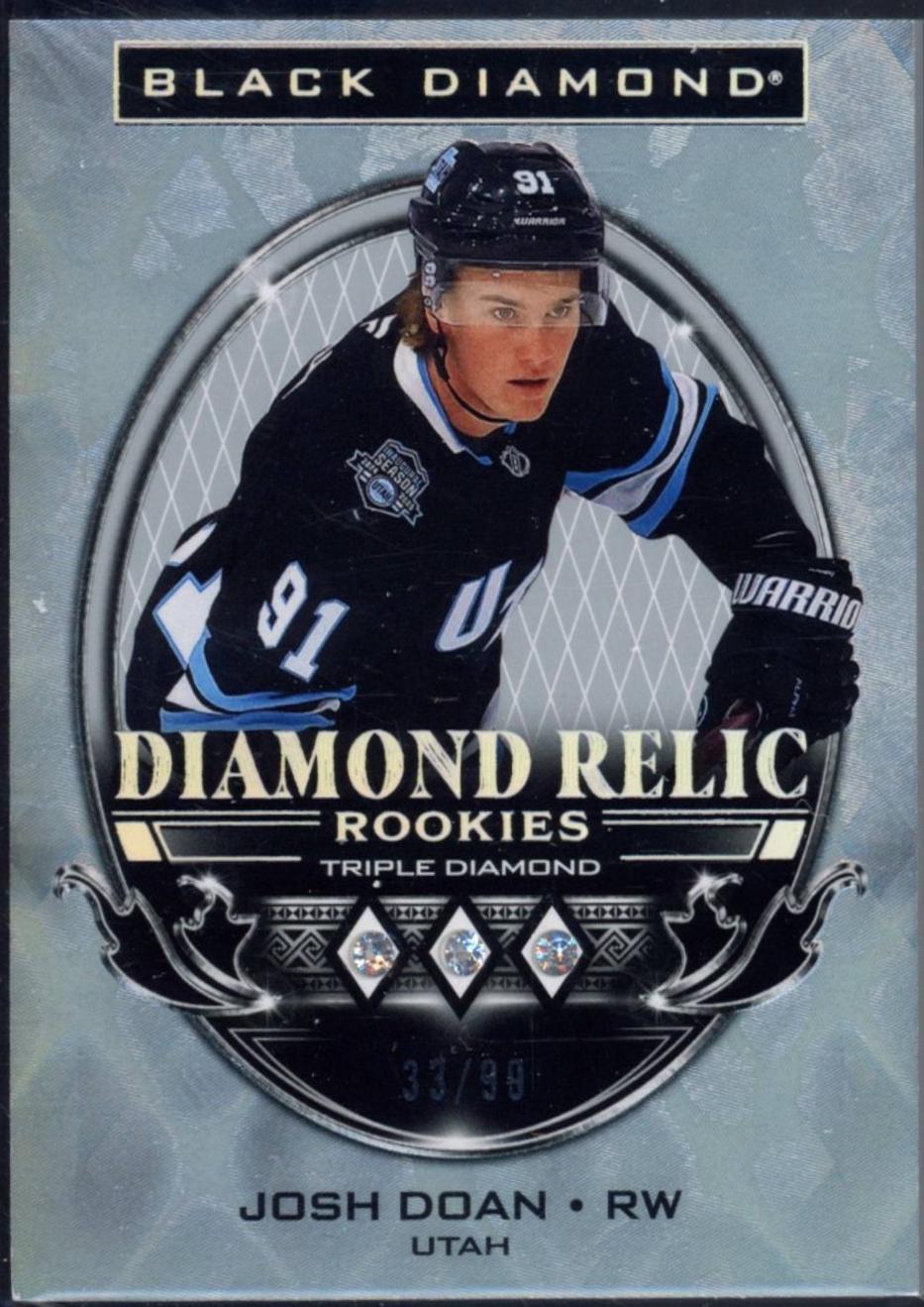 Josh Doan #BDR-JD 2024 Upper Deck Black Diamond Hockey