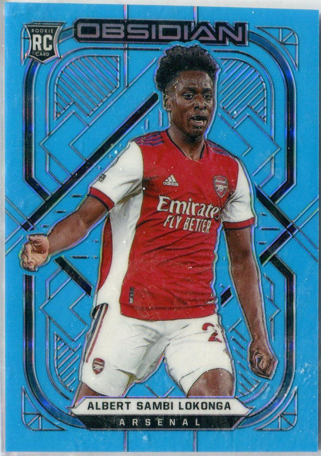 Albert Sambi Lokonga #133 2021 Panini Obsidian Soccer
