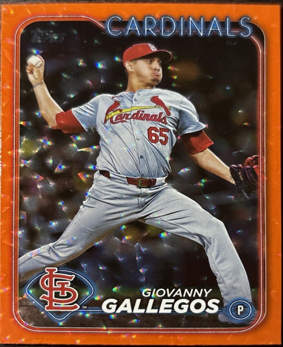 Giovanny Gallegos [Orange Crackle Foilboard] #US326