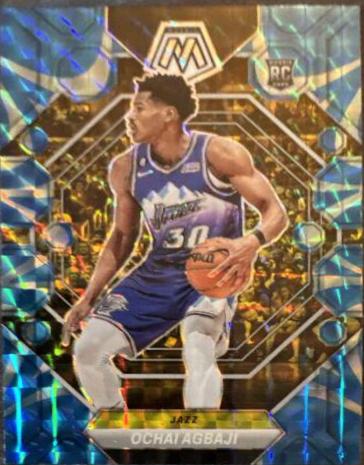 Ochai Agbaji #208 Basketball Cards 2022 Panini Mosaic