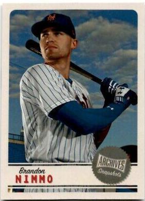 Brandon Nimmo #AS-BN Baseball Cards 2019 Topps Archives Snapshots