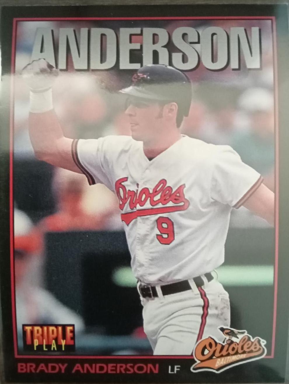 Brady Anderson #166 Baseball Cards 1993 Panini Donruss Triple Play