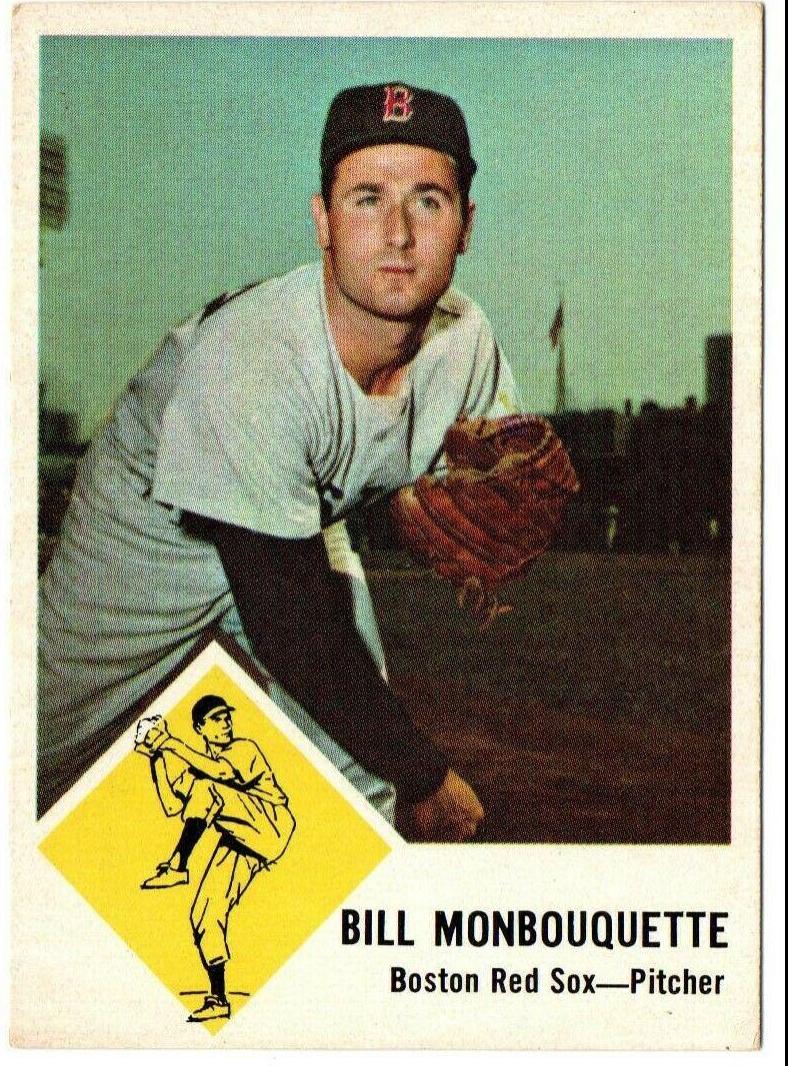 Bill Monbouquette #7 Baseball Cards 1963 Fleer