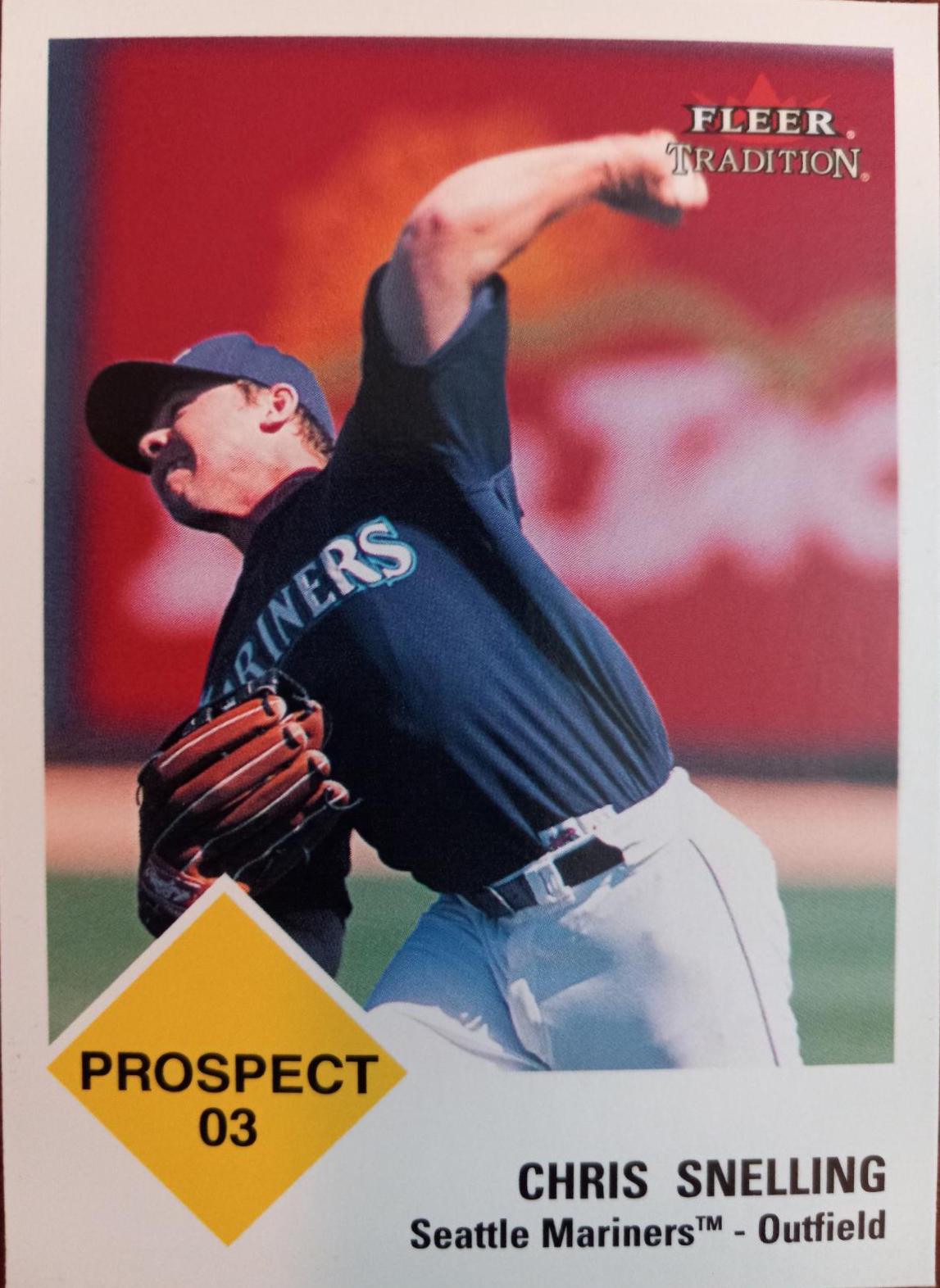 Chris Snelling #438 Baseball Cards 2003 Fleer Tradition