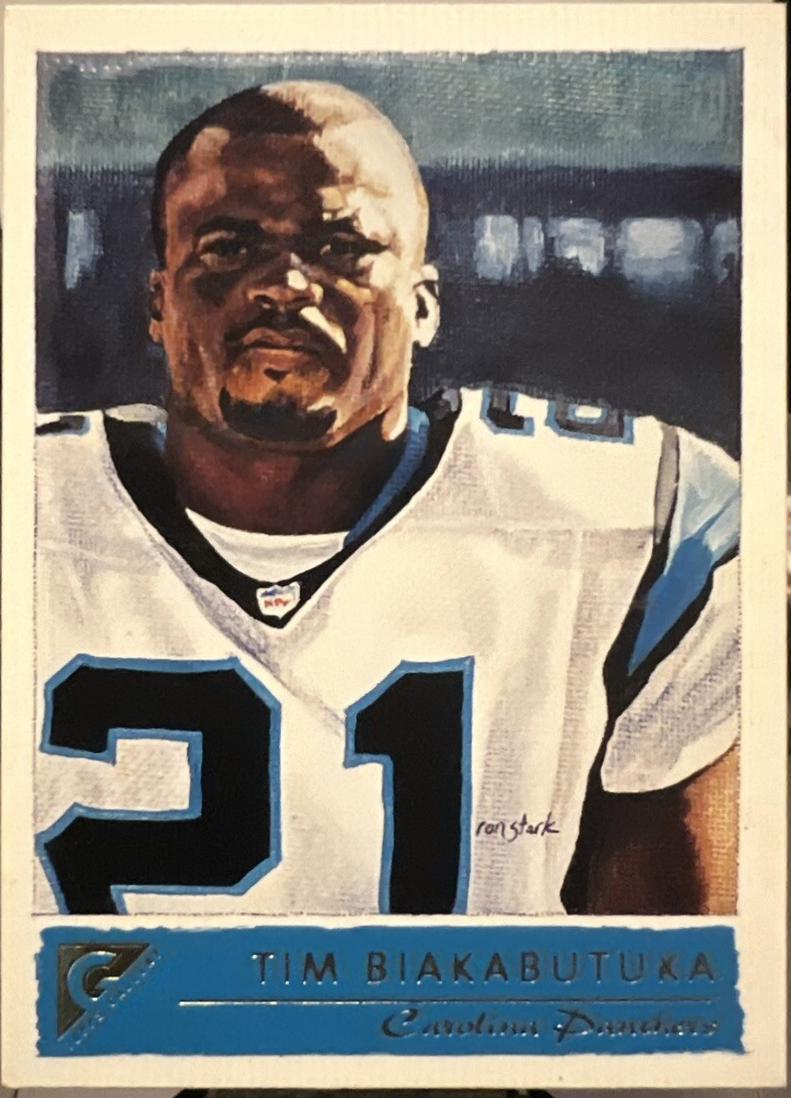 Tim Biakabutuka #40 Football Cards 2001 Topps Gallery