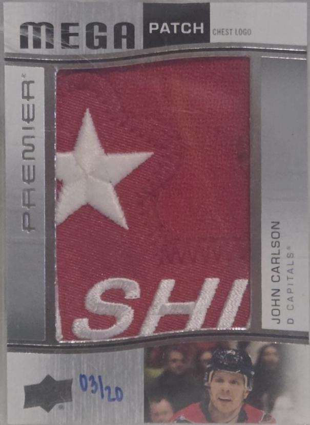 John Carlson #PMP-JC 2023 Upper Deck Premier Mega Patch Hockey