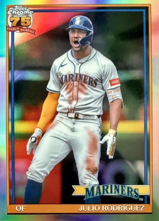 2026 Topps Chrome 1991 Julio Rodriguez #91CB-13 card