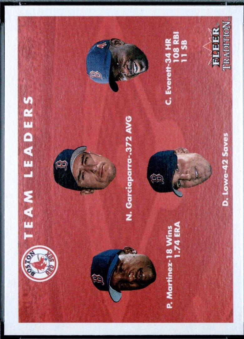 Red Sox Team Leaders #438 2001 Fleer Baseball