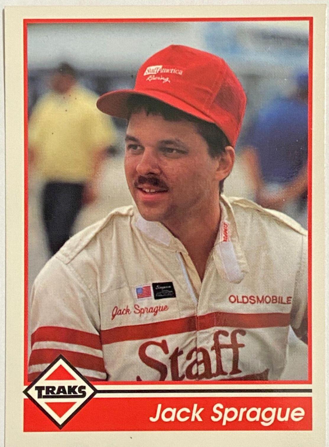 Jack Sprague #48 Racing Cards 1992 Traks NASCAR