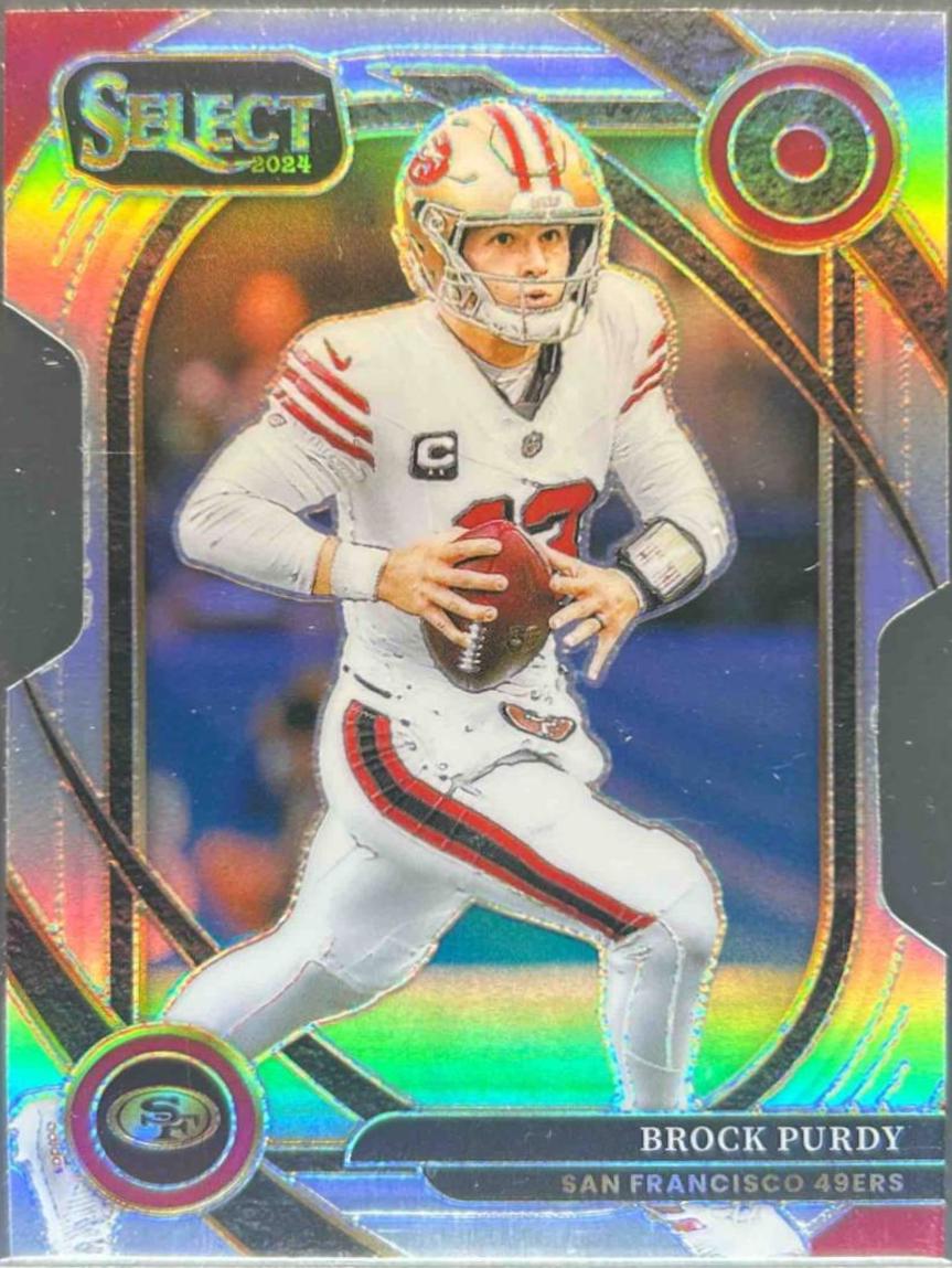 2024 Panini Select Brock Purdy [Silver Prizm Die-Cut] #226 card