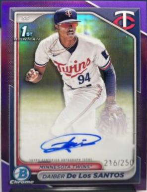 Daiber De Los Santos [Purple Refractor] #CPA-DD