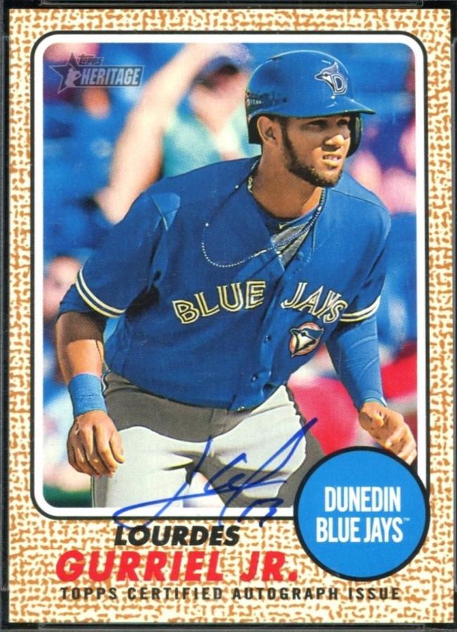 Lourdes Gurriel Jr. #ROA-LGJ 2017 Topps Heritage Minor League Baseball Real One Autographs
