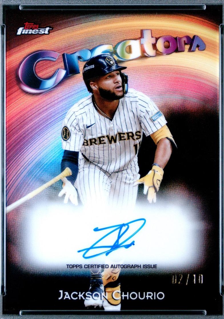 Jackson Chourio [Black Refractor] #CAV-JC