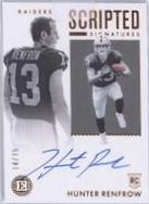 Hunter Renfrow #SCS-HRE Football Cards 2019 Panini Encased Scripted Signatures