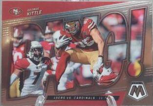 George Kittle #B-13 Football Cards 2022 Panini Mosaic Bang