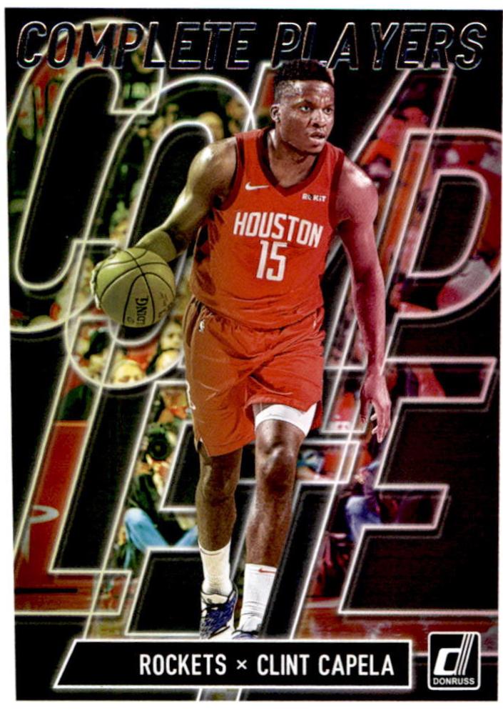 Clint Capela #3 Basketball Cards 2019 Panini Donruss Complete Players