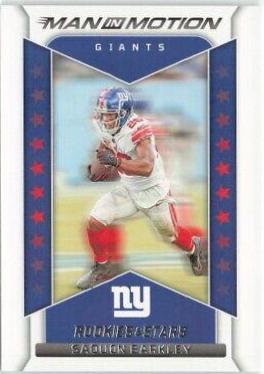 Saquon Barkley #MM-10 Football Cards 2022 Panini Rookies & Stars Man In Motion