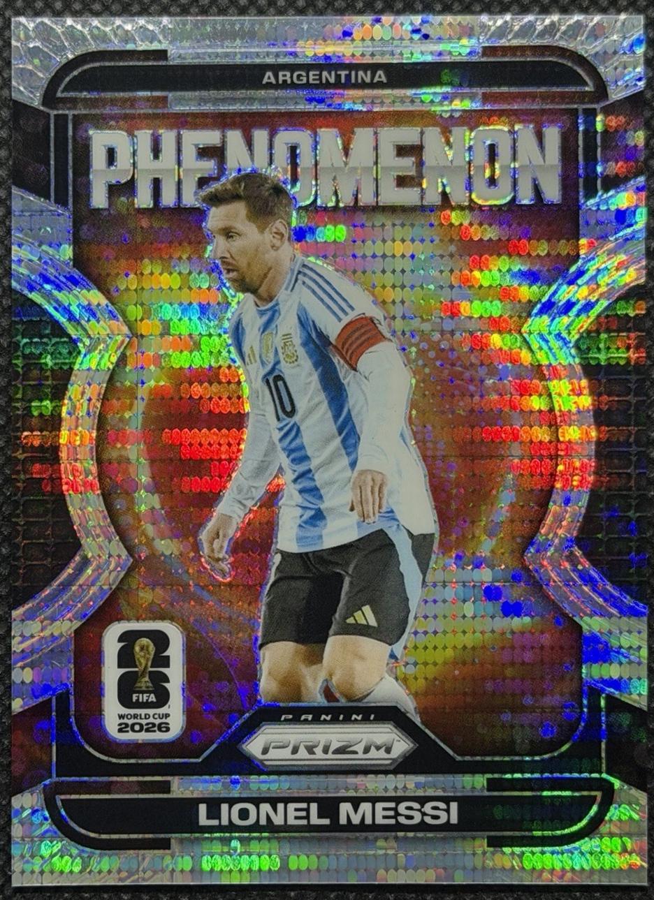 Lionel Messi #19 2026 Panini Prizm FIFA Phenomenon