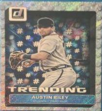 Austin Riley #T-2 Baseball Cards 2022 Panini Donruss Trending