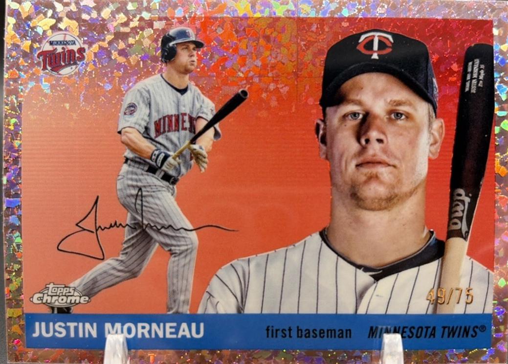 2025 Justin Morneau [Rose Gold Mini-Diamond Refractor] #375