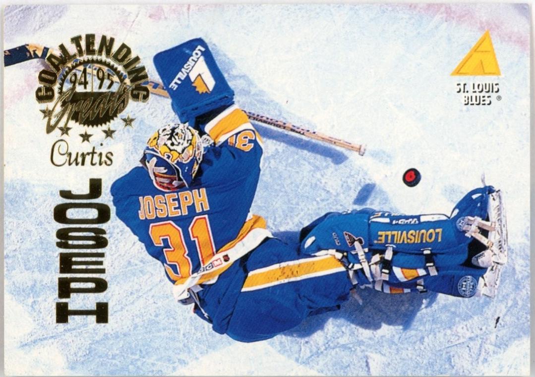 Curtis Joseph #GT13 1994-95 Pinnacle Hockey Goaltending Greats