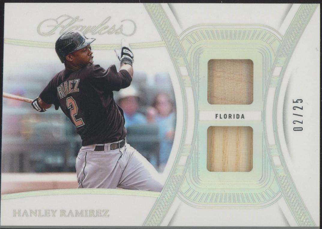 Hanley Ramirez #DU-HRZ 2024 Panini Flawless Dual Patch Baseball