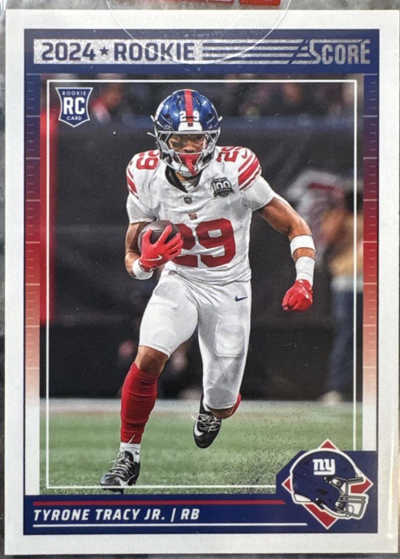 Tyrone Tracy Jr #402 Football Cards 2024 Panini Score Mystery Rookie Redemption