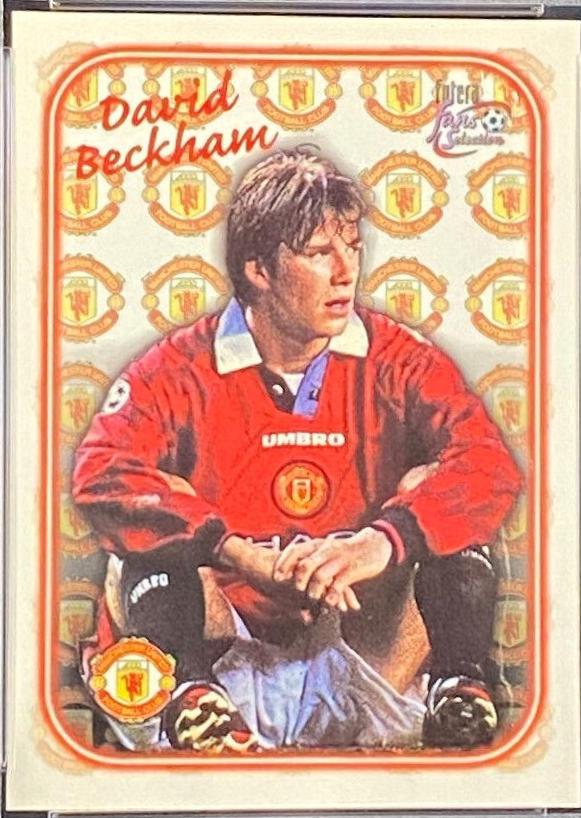 David Beckham #SE10 Soccer Cards 1997 Futera Manchester United Fans Selection Special Edition