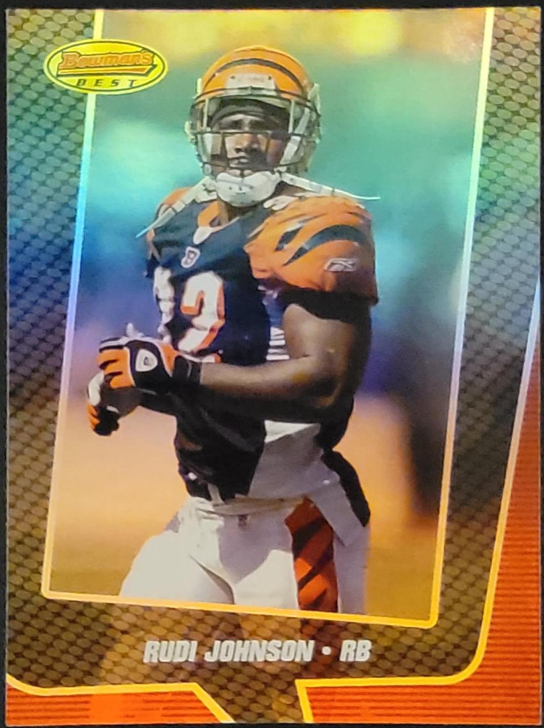 Rudi Johnson #6 Football Cards 2005 Bowman's Best