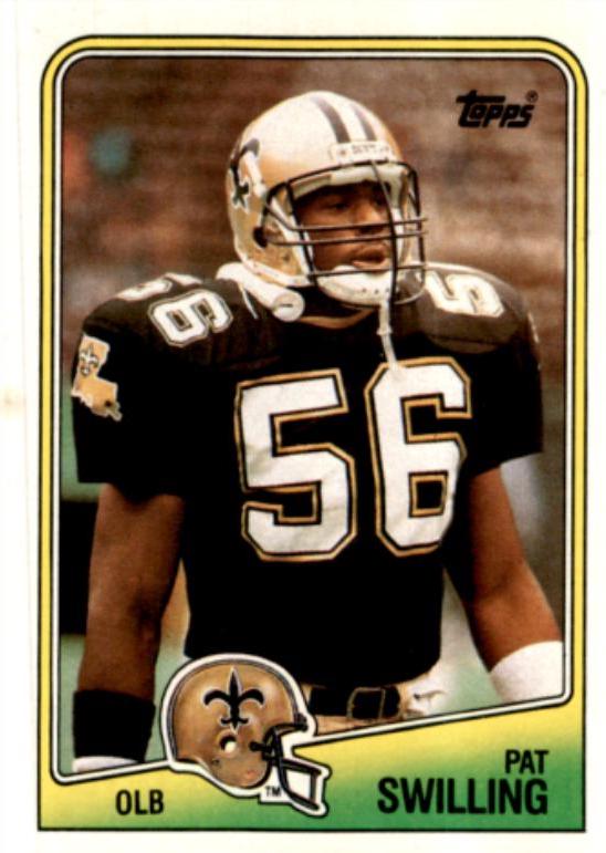 Pat Swilling #66 Football Cards 1988 Topps